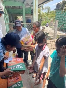 2024 - HỖ TRỢ BÀ CON GIÁO XỨ TRINH VƯƠNG BỜ BAO - รูปภาพจาก Vinimex Group